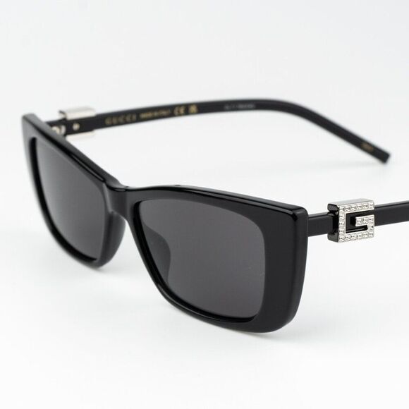 NEW Gucci GG1681S 008 Black Grey Cat Eye Women Sunglasses main image 11